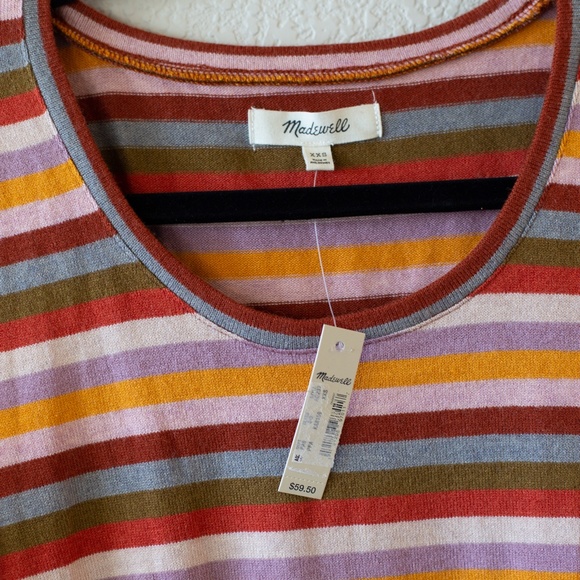 Madewell Long Sleeve Striped top NWT - Picture 3 of 3